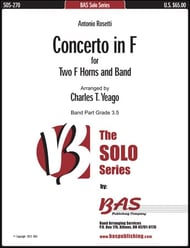 Concerto in F for Two Horns and Band Concert Band sheet music cover Thumbnail